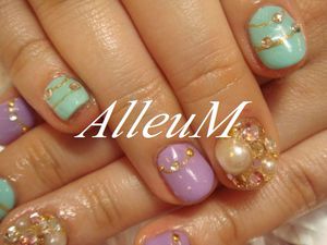 ソフトジェル~ブルー・パープルと北山盛り☆ ソフトジェル~ブルー・パープルと北山盛り☆