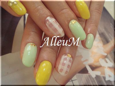 春カラーネイル♡ 春カラーネイル♡