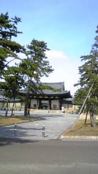 奈良の法隆寺へ