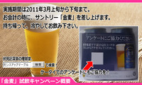 壇れいさんのTVCMでおなじみの金麦を試飲するチャンス！
