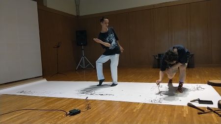フランスのダンサーとコラボレーション（ニュイ・ブランシュ KYOTO 2019)