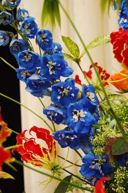 壇上のお花。