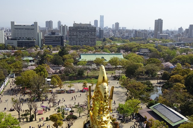 天守閣展望台からの眺望