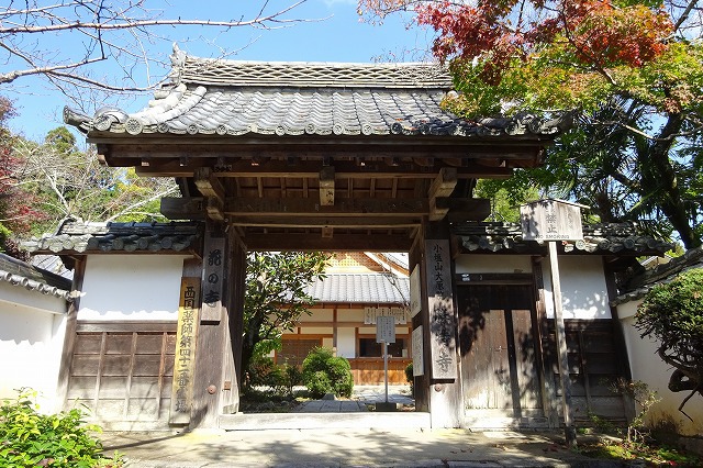 花の寺の紅葉