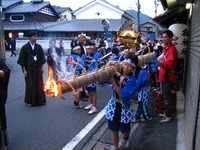 石座神社・岩倉の火祭2008～朝神事～