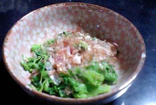 菜の花のおひたし