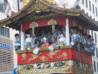 長刀鉾の曳き初め