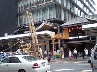 鉾建て(長刀鉾)
