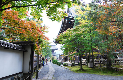 清凉寺(嵯峨釈迦堂)の秋