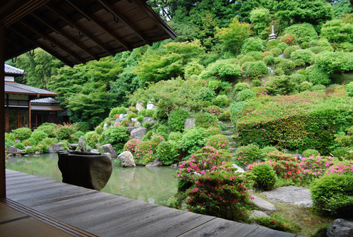 智積院 CMの庭園