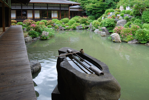 智積院 CMの庭園