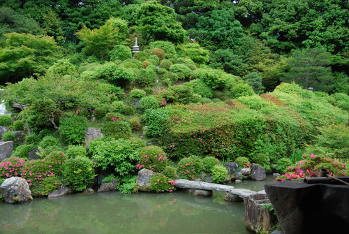 智積院 CMの庭園