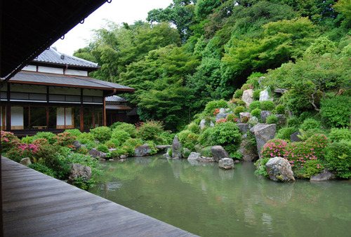智積院 CMの庭園