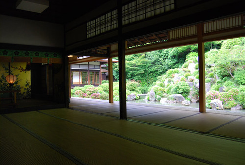 智積院 CMの庭園