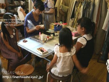 7月「リネンといっしょ。」ありがとうございました