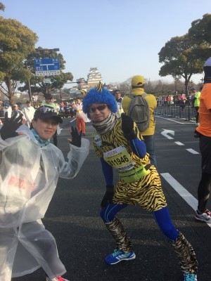 絶景の姫路城マラソン♪