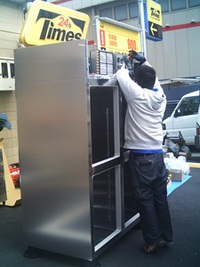 厨房機器の般入 2025/02/05 10:57:58
