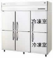 別府への業務用６ドア冷凍冷蔵庫