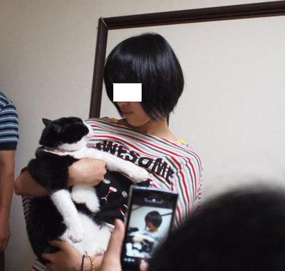 本日の一枚 ~のらとホルスと田中さん~