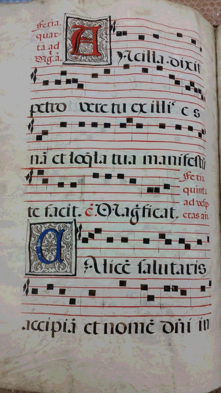 16世紀スペインのグレゴリオ聖歌集がやってきた！