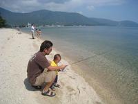 琵琶湖で・・・