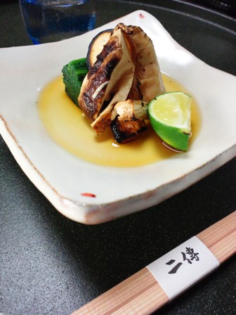 京料理 二傳　≪　秋の味覚 “ 松茸 ” を味わう♪　≫