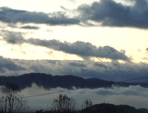 今日21日の奈良、例年の一日平均気温は5.6度。