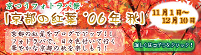 フォトラバ祭「京都の紅葉　’０６年版　秋」