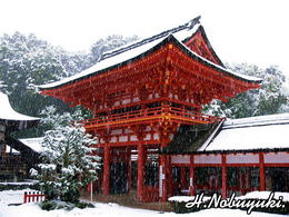 上賀茂さんの雪景色