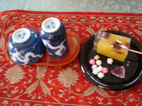 中国茶のテーブルセット