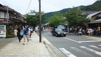 久々の京都、嵐山観光。