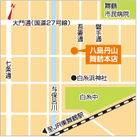 舞鶴本店地図