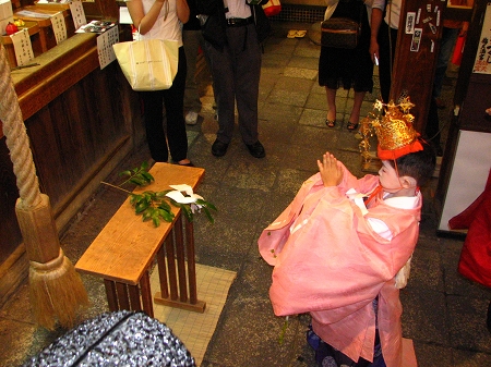 祇園祭2009・神幸祭 久世駒形稚児