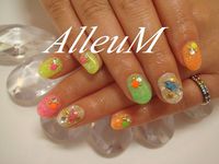 ソフトジェル～ネオンでカラフルネイル☆ 2014/07/09 10:00:00