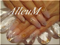 アクリルスカルプチュア～クリアパープル☆ 2014/08/18 14:51:53