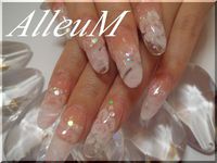 透明感たっぷりのデザインスカルプチュア♡ 2015/01/24 12:03:13