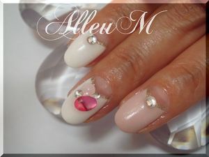 ソフトジェル～すっきりカラー逆フレンチ☆