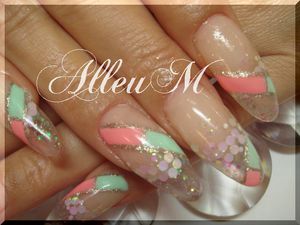 アクリルスカルプチュア～クリアホロネイル☆