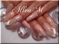 アクリルスカルプチュア～ヌーディーお花ネイル☆ 2013/12/07 20:00:00