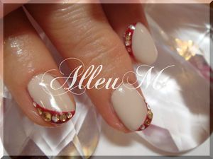 ソフトジェル～グレージュ×ボルドー☆