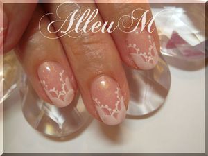 ソフトジェル～レースネイル☆