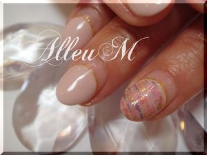 ソフトジェル～ふんわりカラー丸フレンチ☆