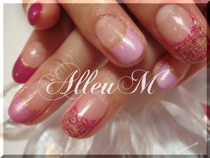 ソフトジェル～ピンクからパープルへ☆