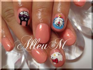 カラーリング～キャラネイル☆