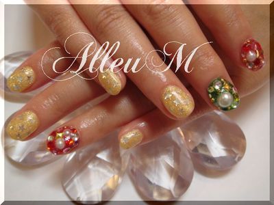 ソフトジェル～クリスマスネイル☆