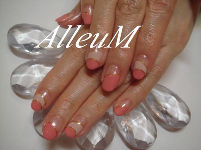 ソフトジェル～変形フレンチ☆