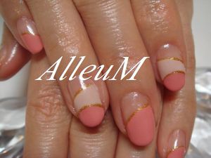 ソフトジェル～変形フレンチ☆