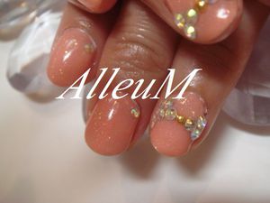 ソフトジェル～キラキラおリボンネイル☆