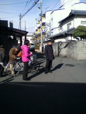 スーパー前宣伝