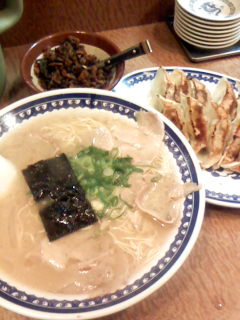 久々のラーメン